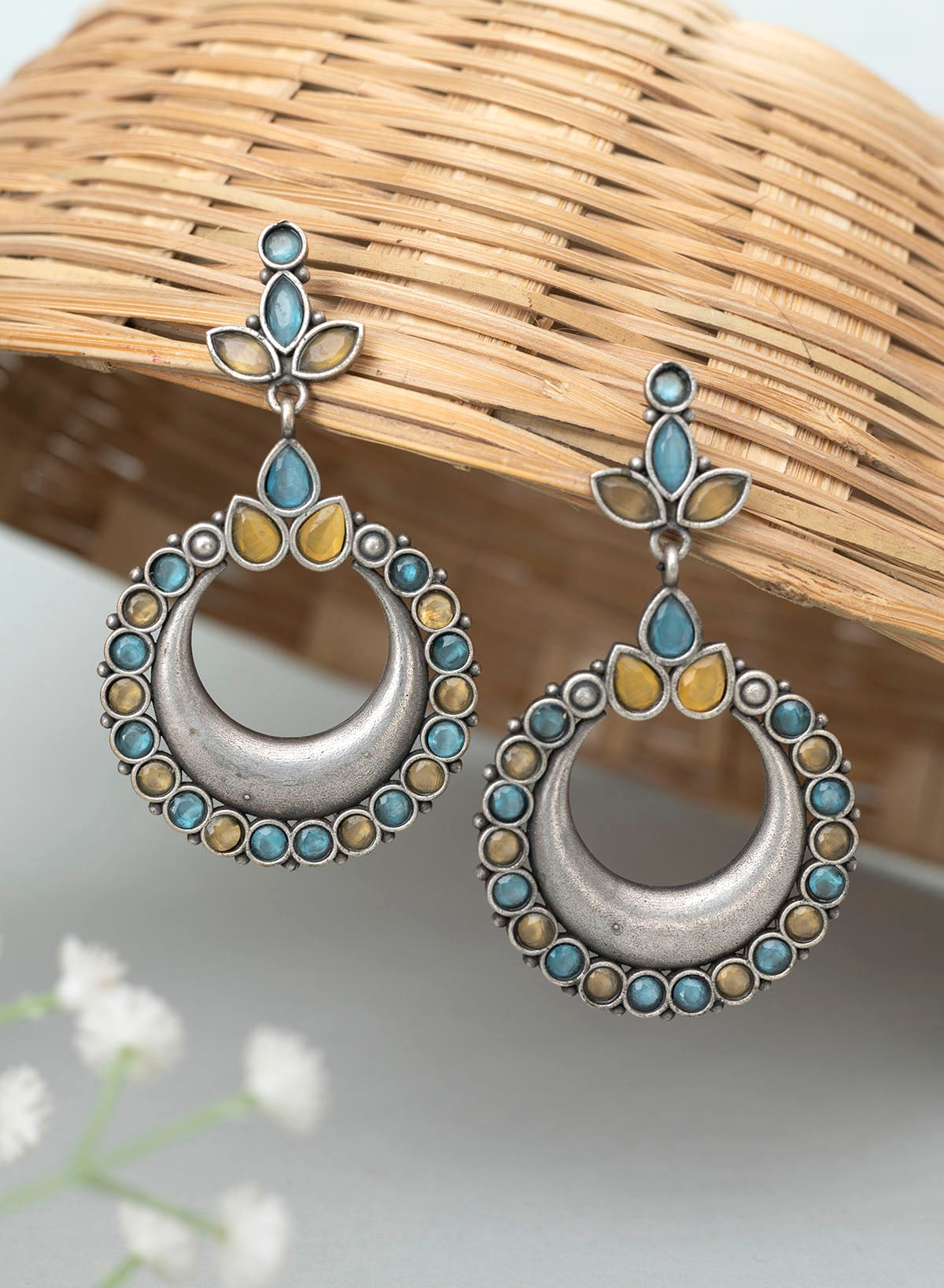 Manshree long earrings