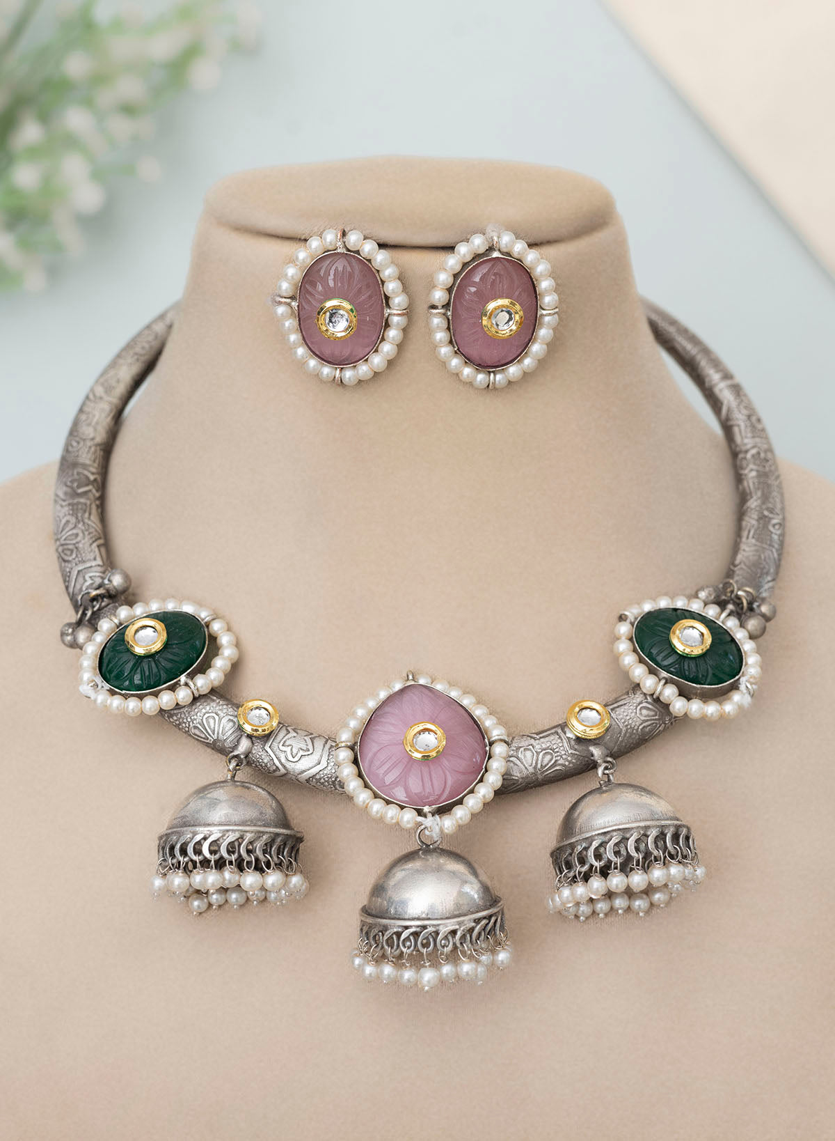 Chetna Oxidised HASLI set