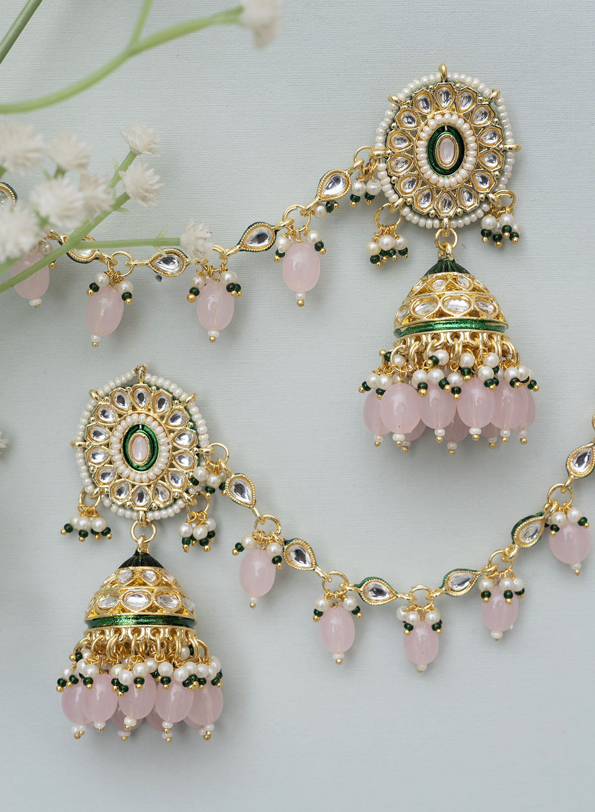 Yuktha Earrings with Sahara