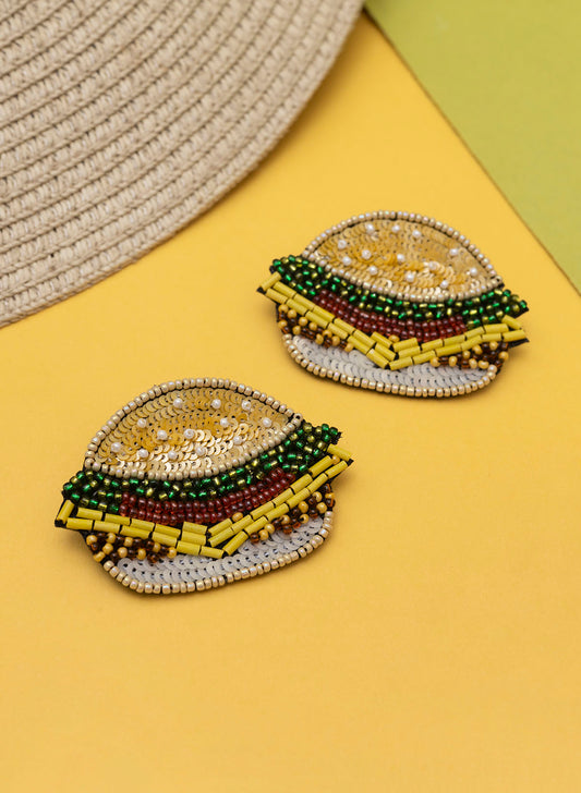 Burger Hand made earring