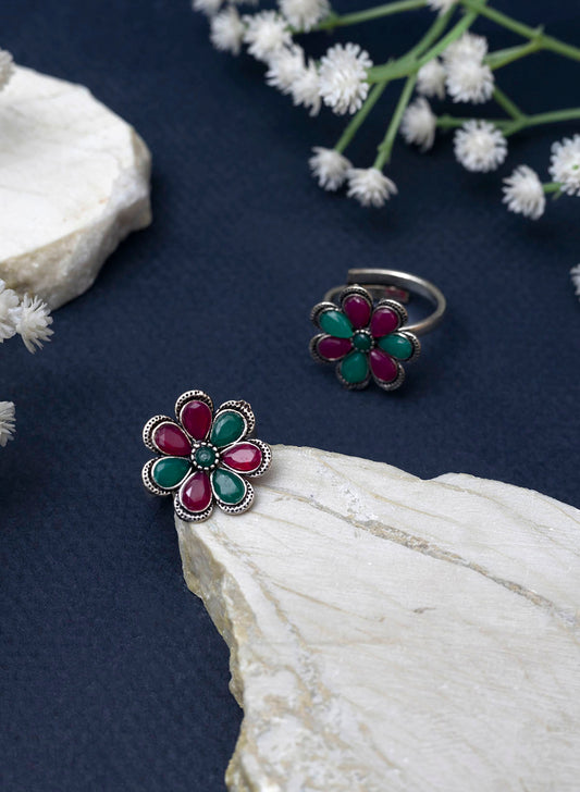 Nagina oxidised Toe Ring