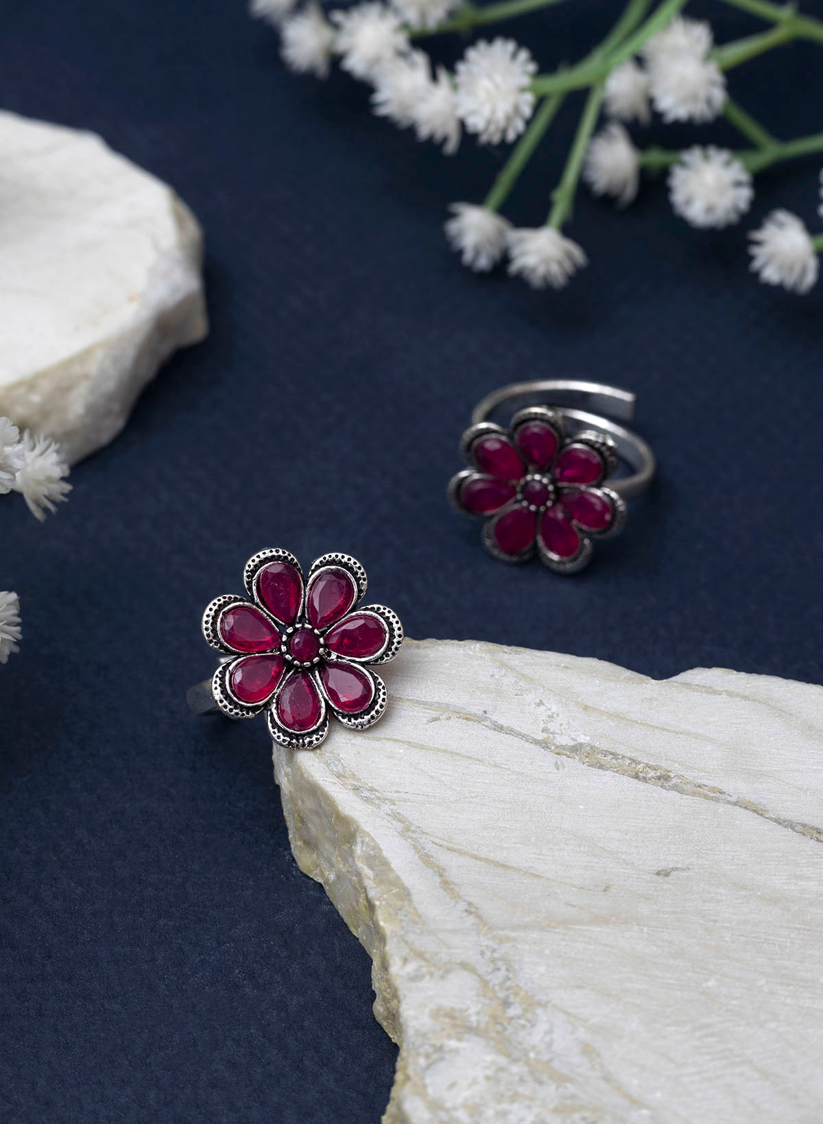 Nagina oxidised Toe Ring