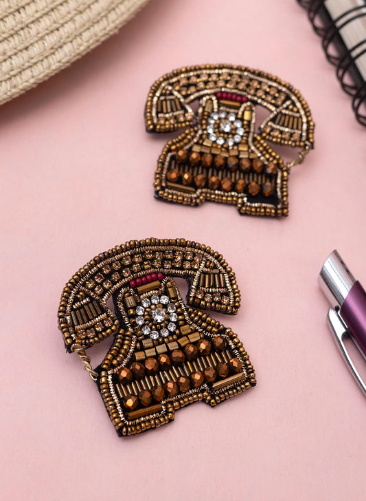 Telephone Handmade Earring