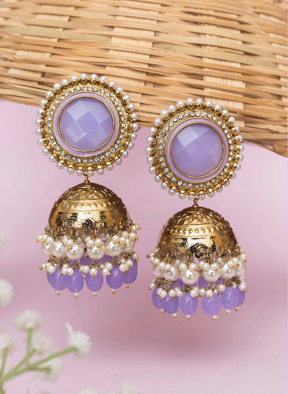Roksana Golden Jhumka Earring