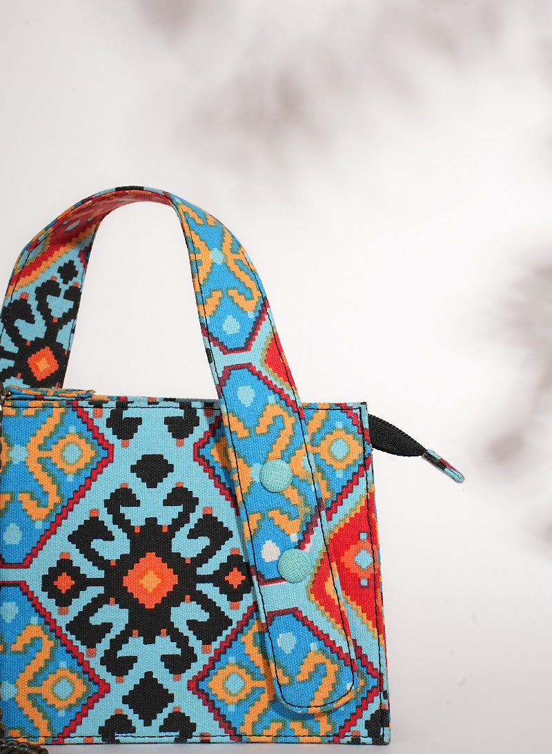 Moroccan Mosaic Box Sling Bag