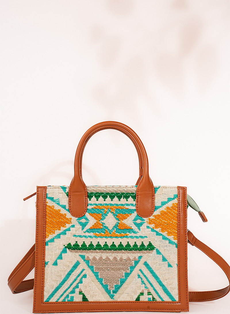 Angular Aura Tote bag