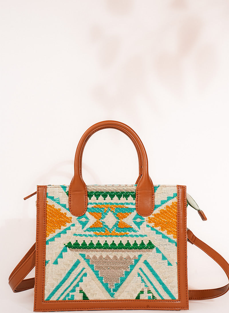 Angular Aura Tote bag