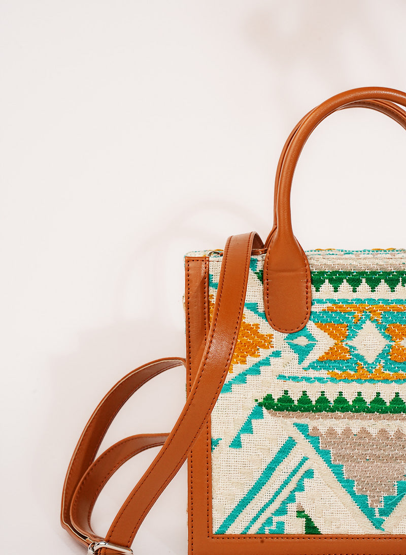 Angular Aura Tote bag