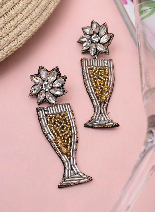 Wine Hand made earring