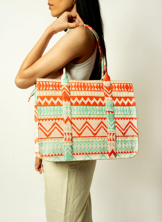 Orange oasis Tote Bag