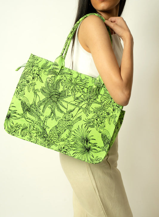 Lime Luxe Tote Bag