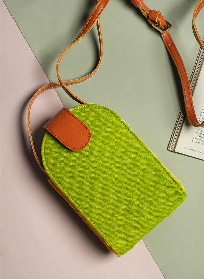 Adora Green Phone Bag