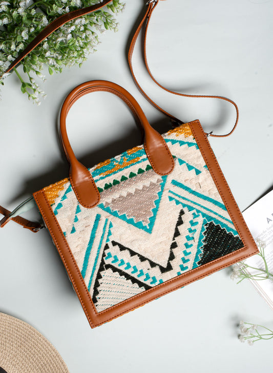 Angular Aura Tote bag