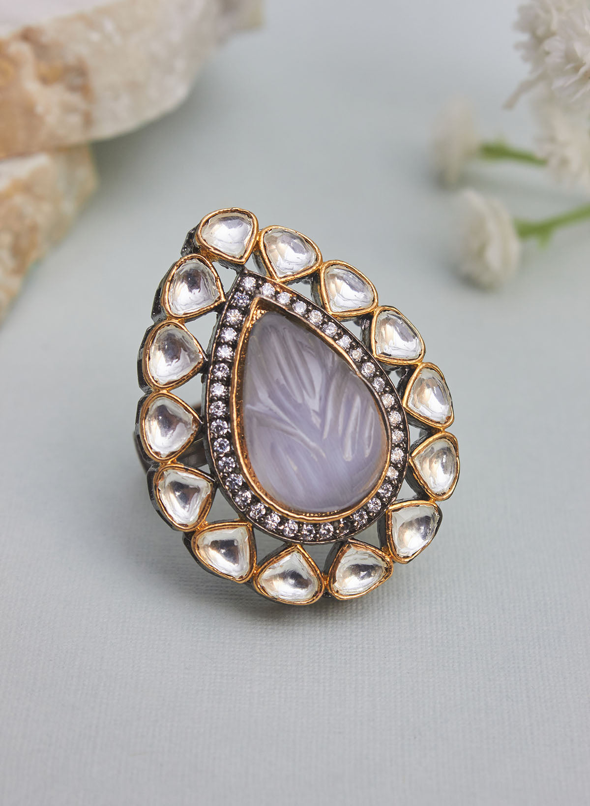 Davina polki ring