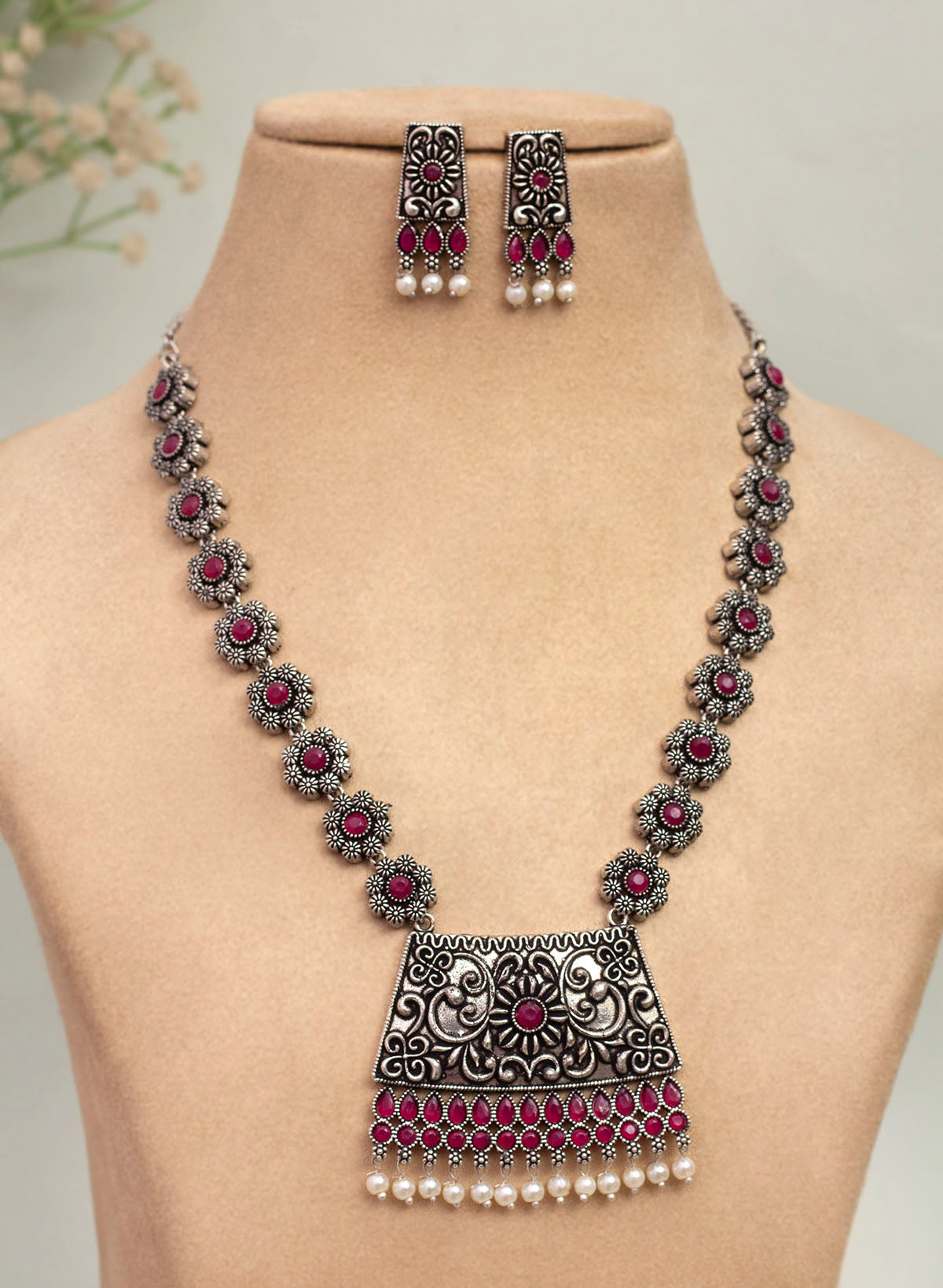 Girita long Necklace set