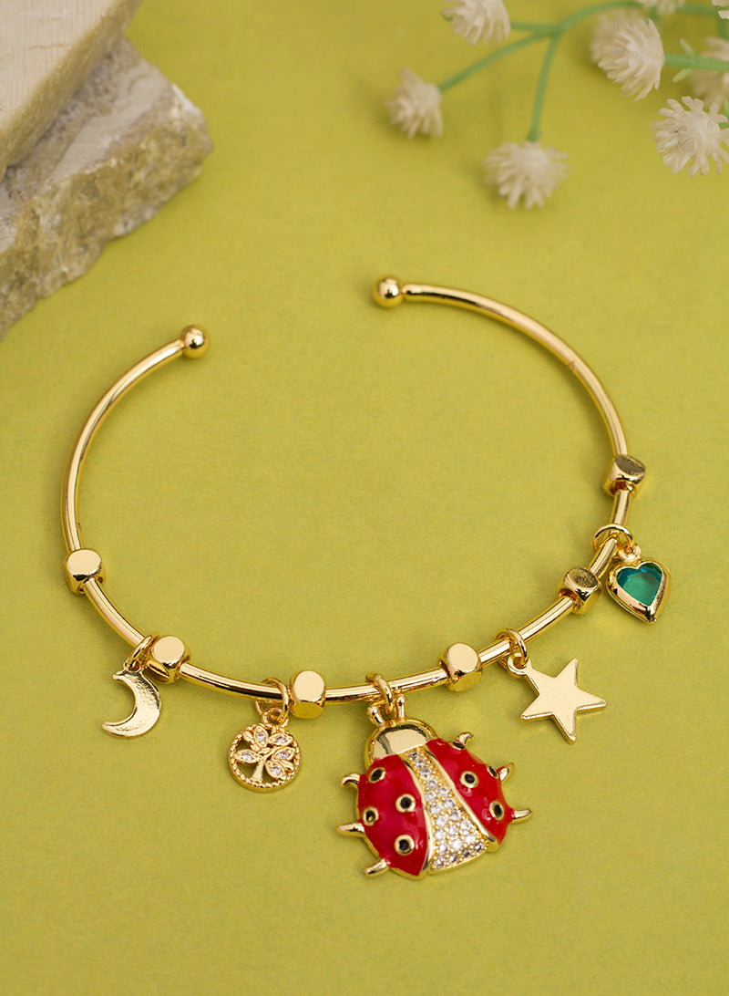 Golden Treasures Charm Bracelet
