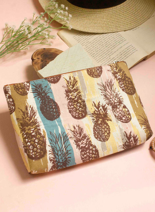 Pastel Pineaaple Multiutility Clutch