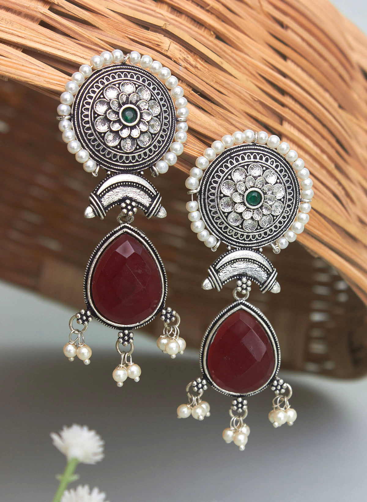 Vamshika stone earring