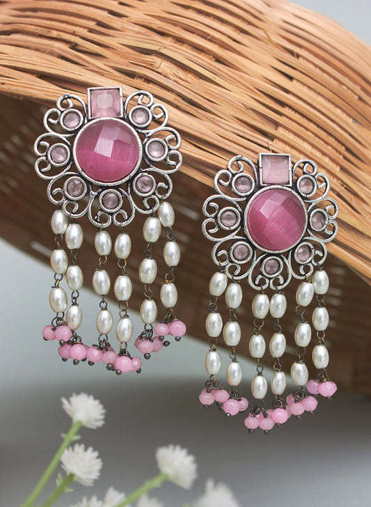 Vardhini stone earring