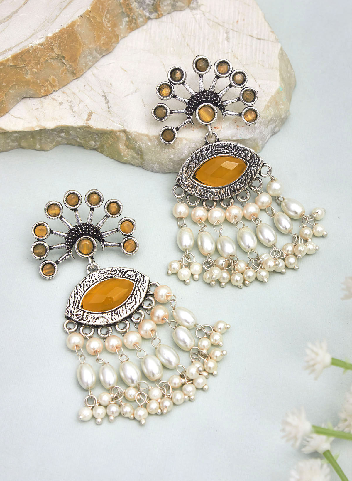 Willona stone earring