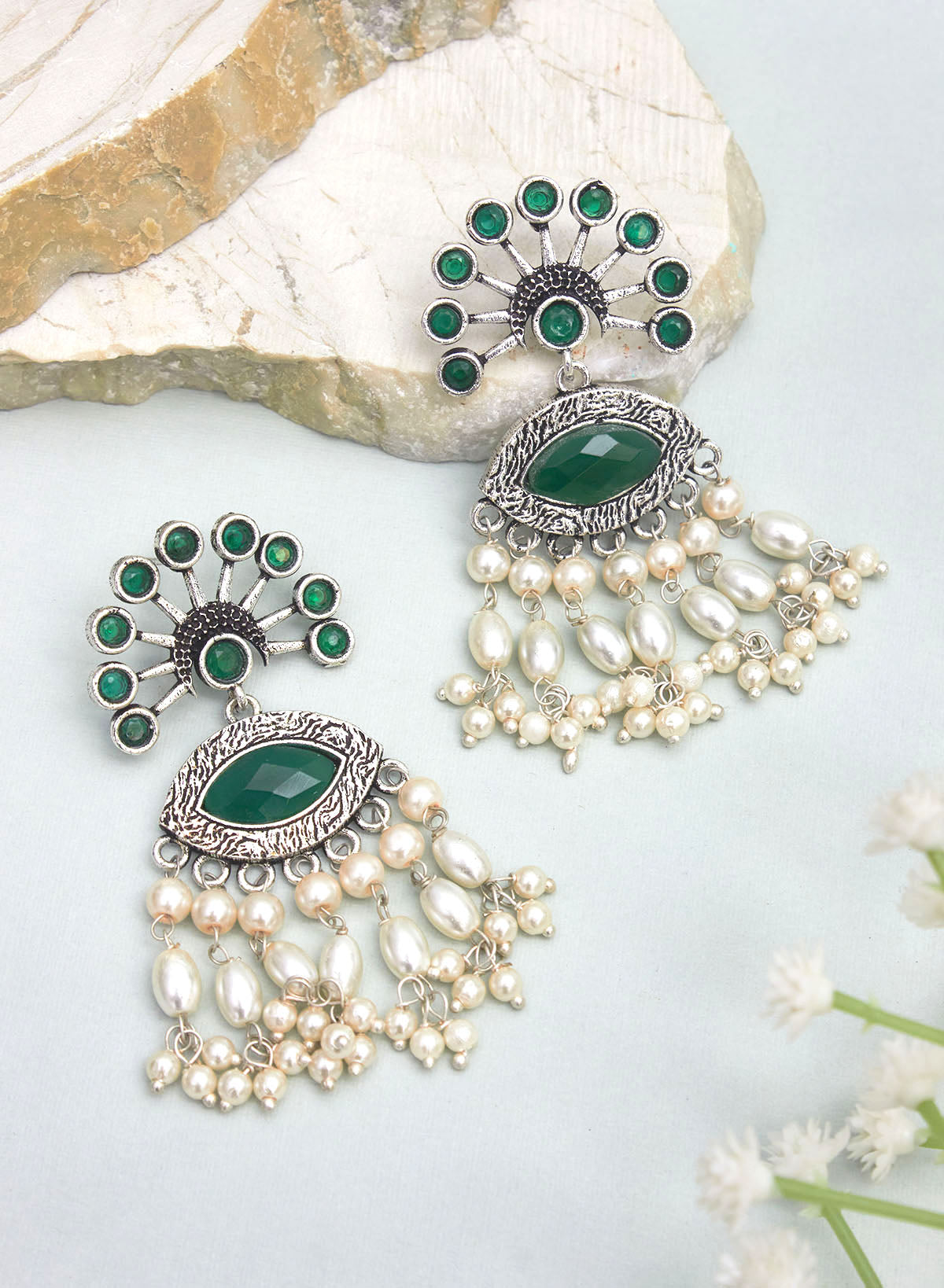Willona stone earring