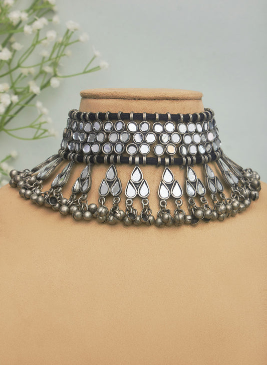 Nimisha mirror choker