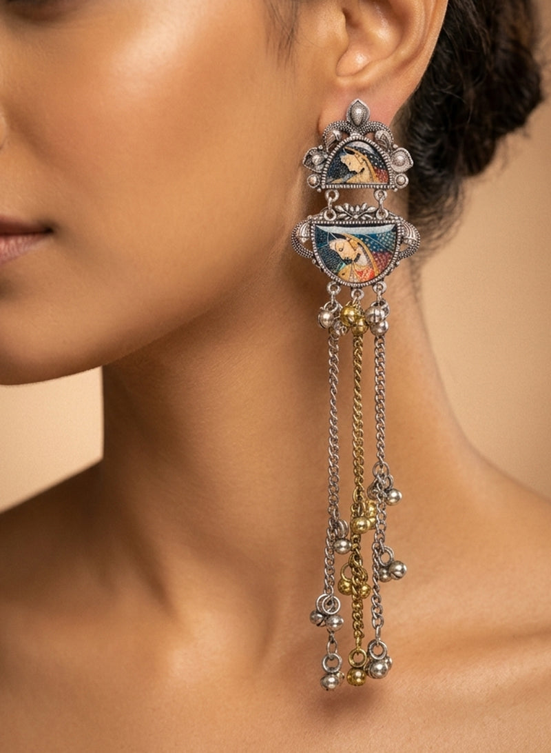 Mahvish Long Earring