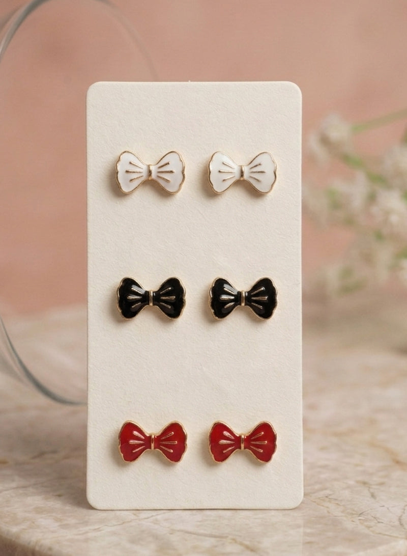 Bow Combo Earring