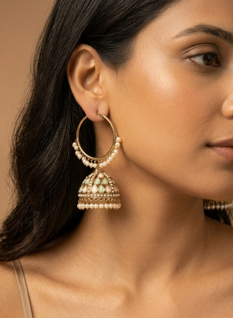 Divita hoop Jhumka