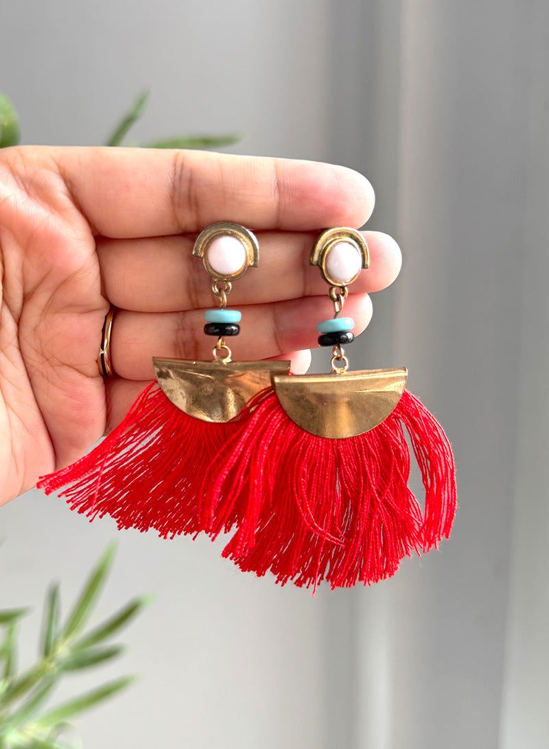 Jivika Tassel earring
