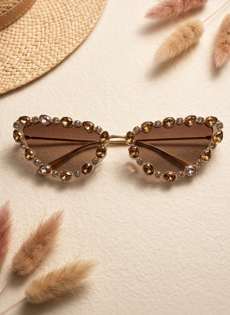Diamond Veil Sunglasses