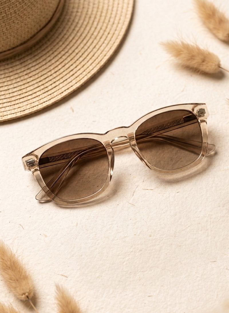 Honey wayfarer sunglass