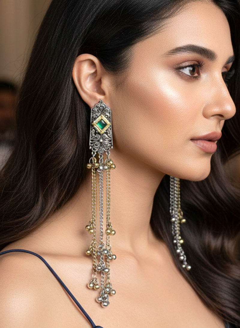 MEHNAZ LONG EARRING