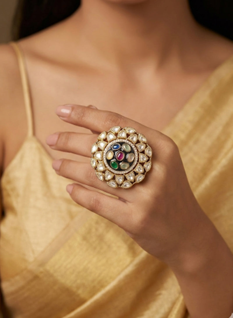 Hiba Kundan Ring