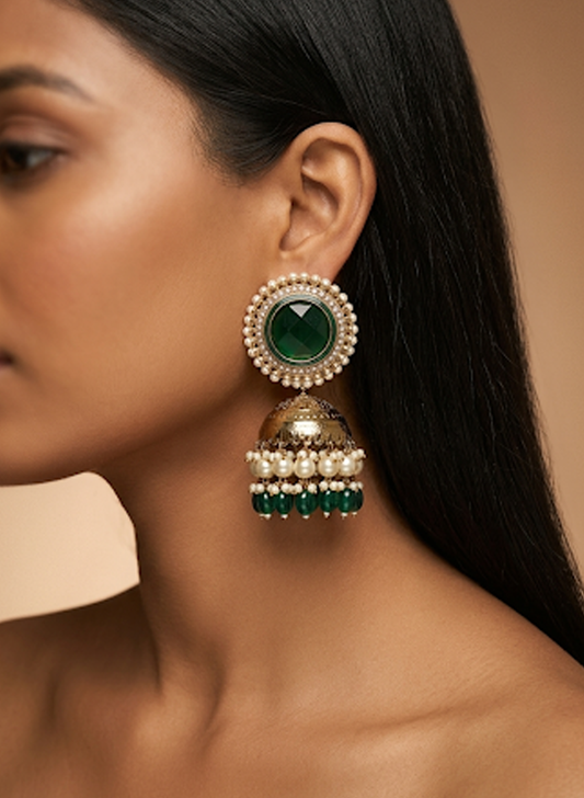 Roksana Golden Jhumka Earring