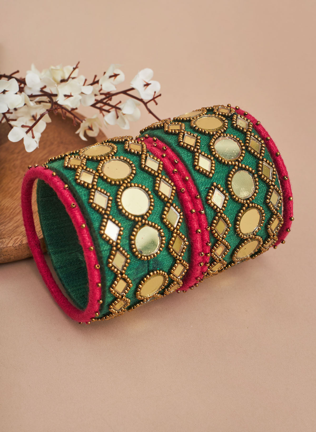 Radhi mirror six bangle set