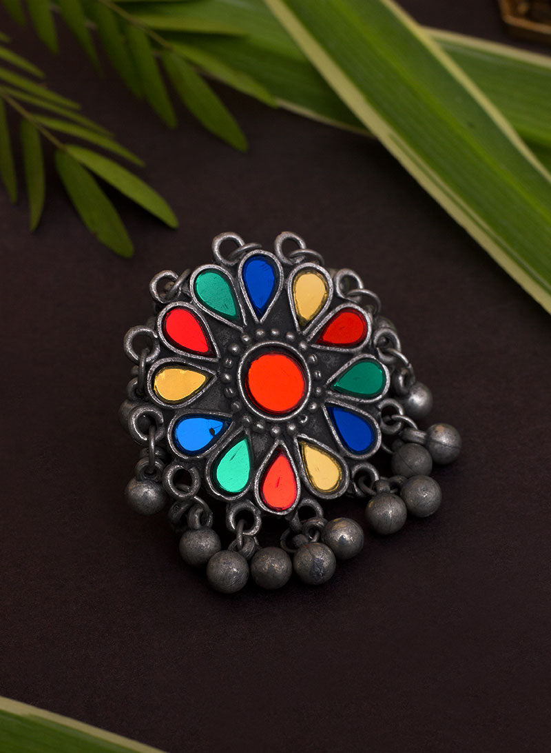 medha oxidised ring