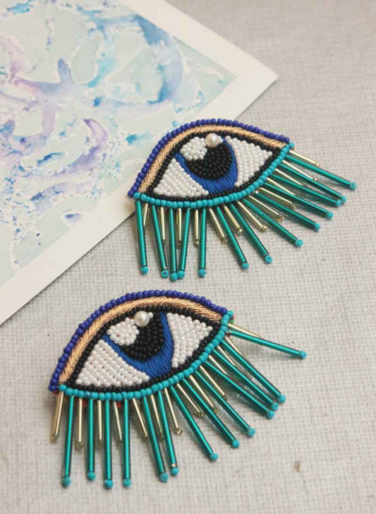 Big Evil Eye Stud Earring