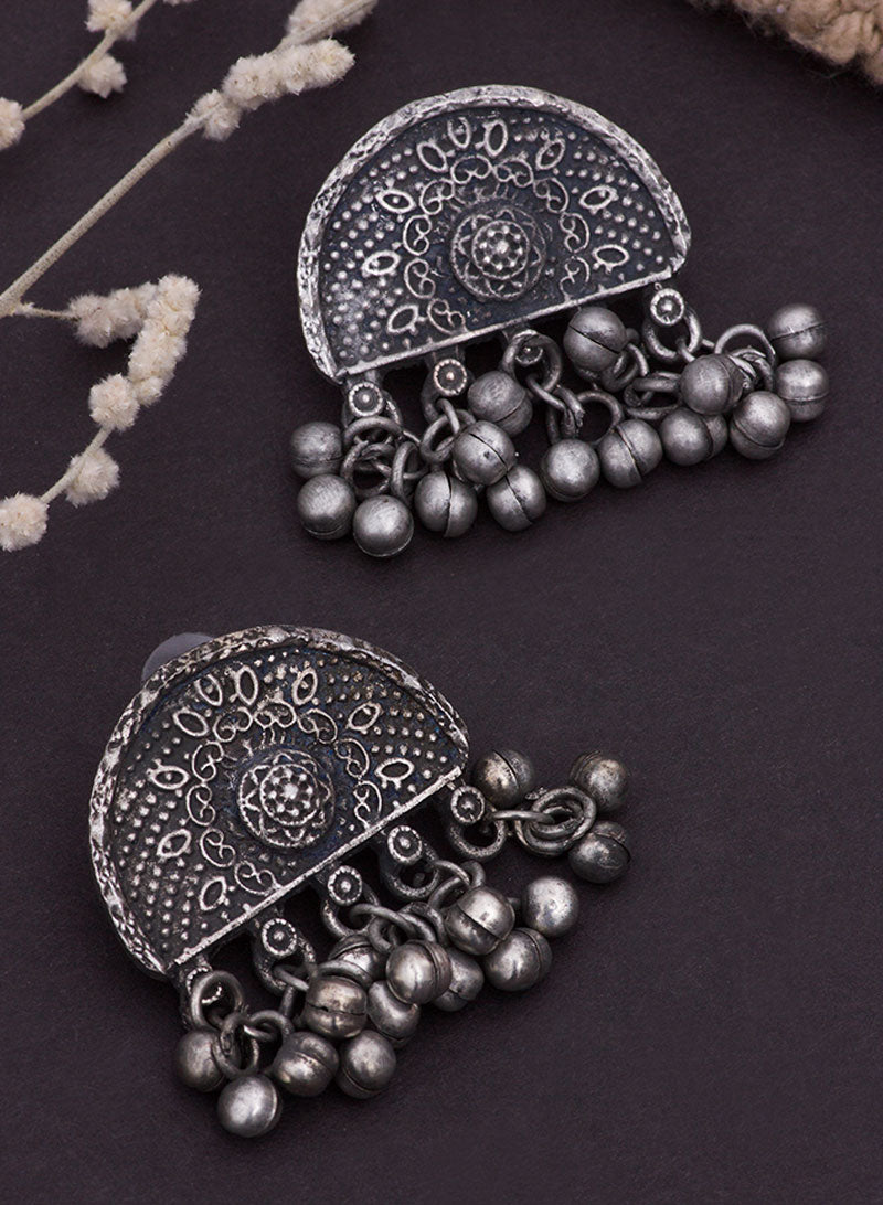 hanita silver earring