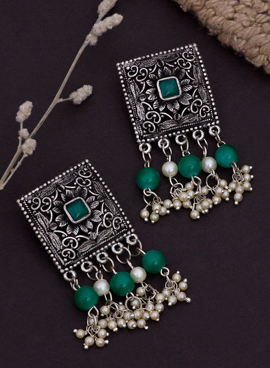 bhavika silver earring