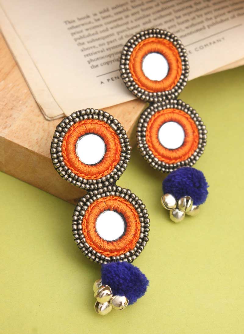 Ayantika Mirror Earrings