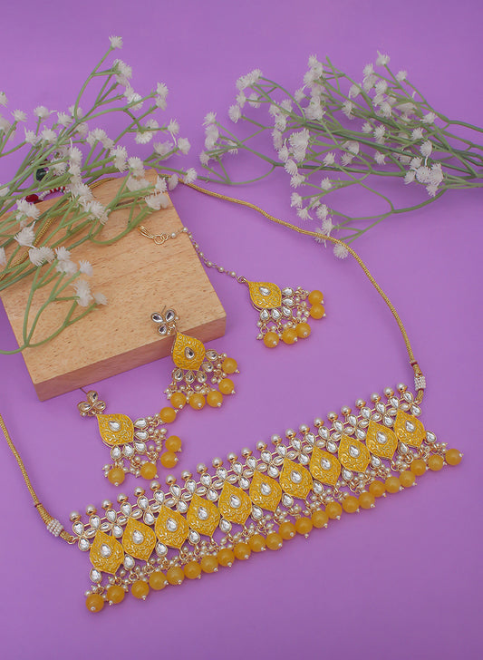 Samriddhi meena choker set with maangtika