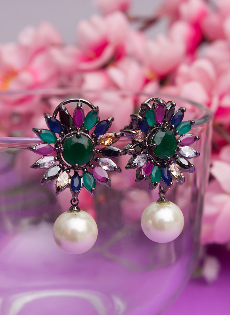 Alain AD floral stud