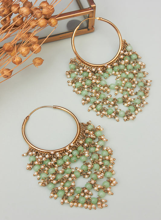 Niladri beaded hoop