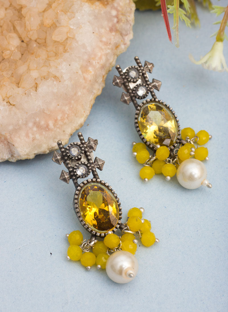 vaya stone earrings