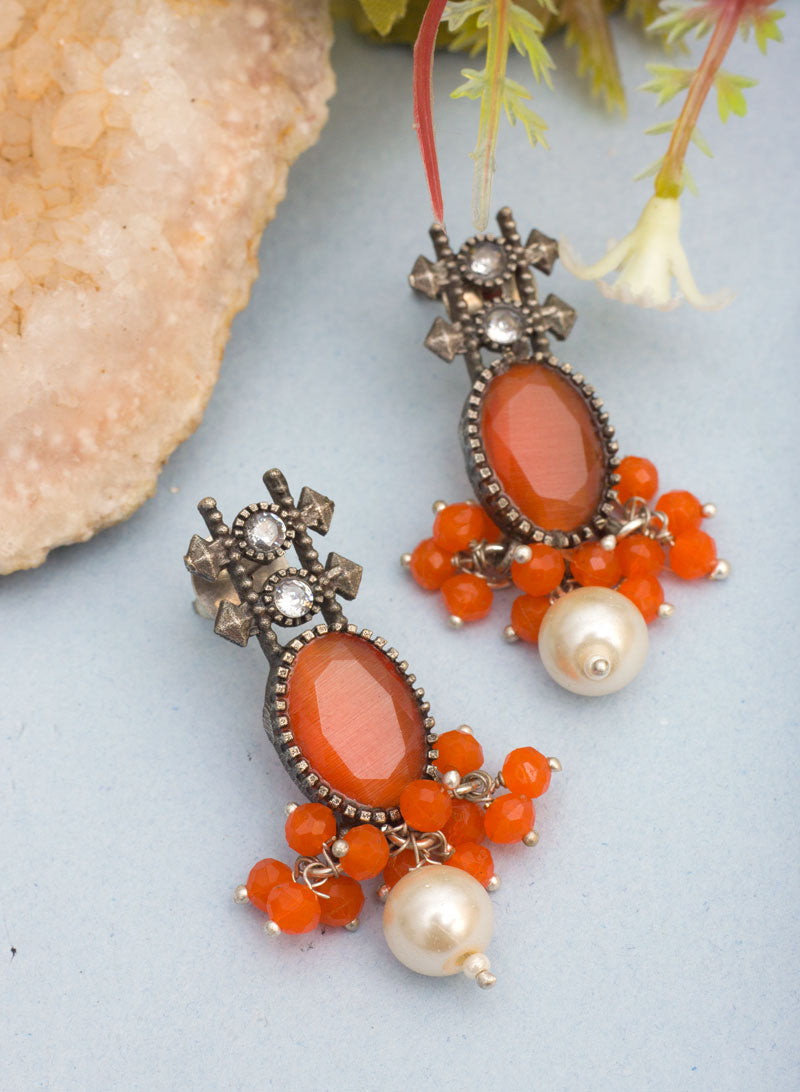vaya stone earrings