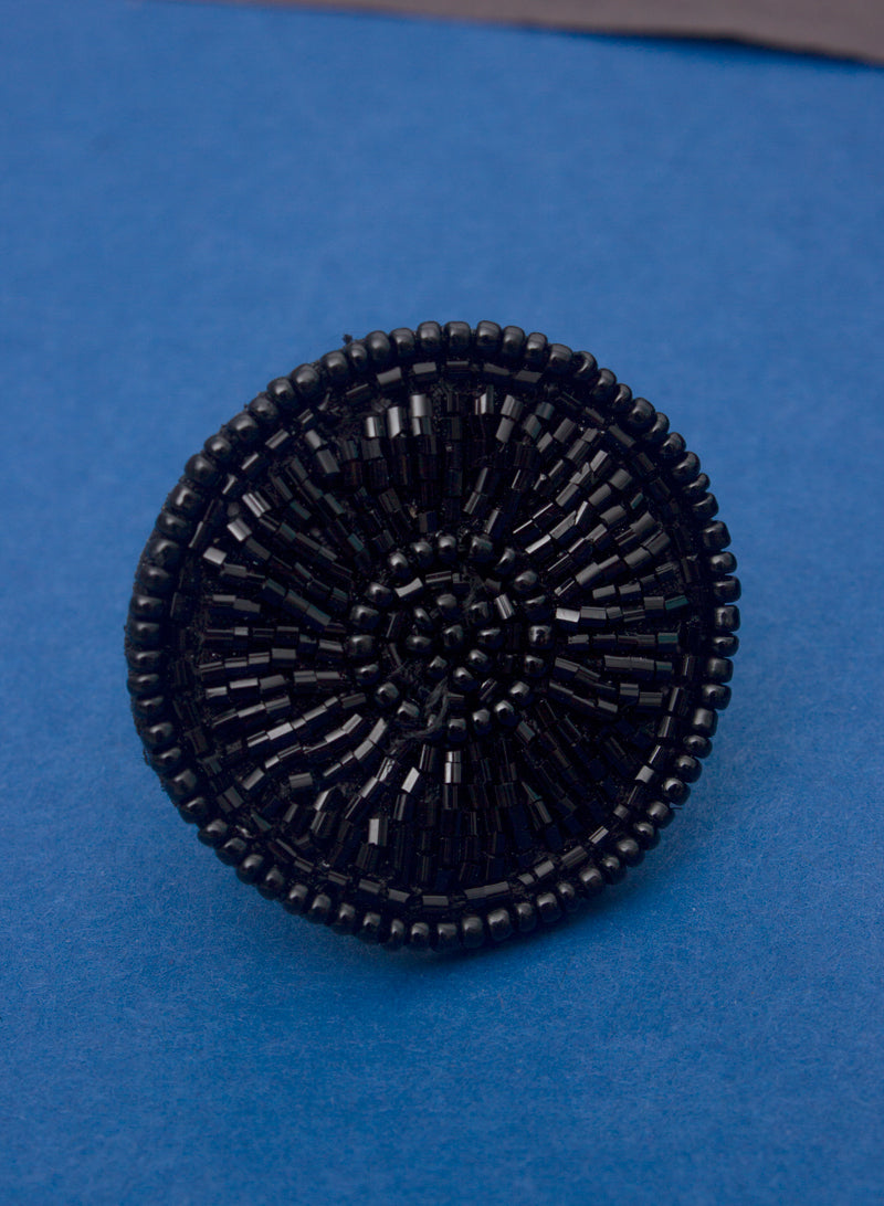 Roza Black Ring