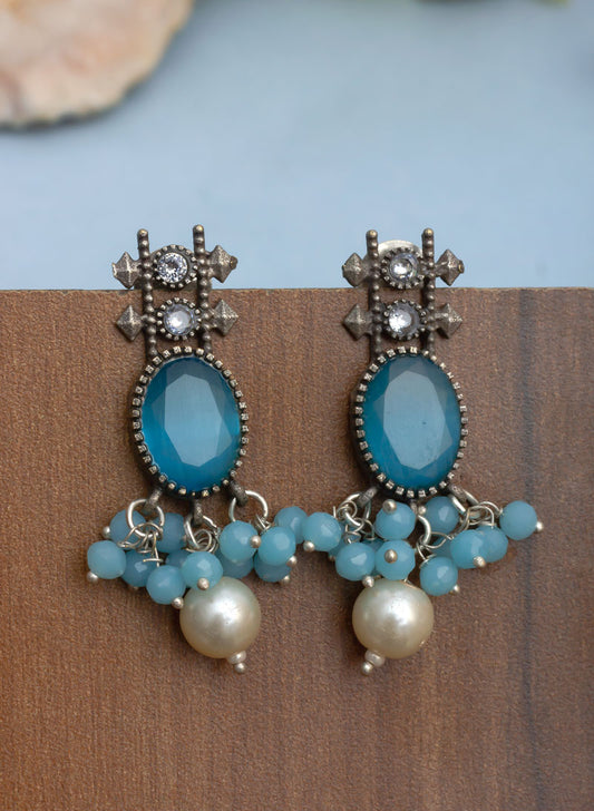 vaya stone earrings