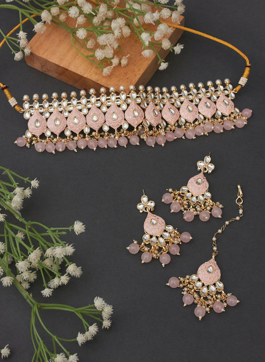 Samriddhi meena choker set with maangtika