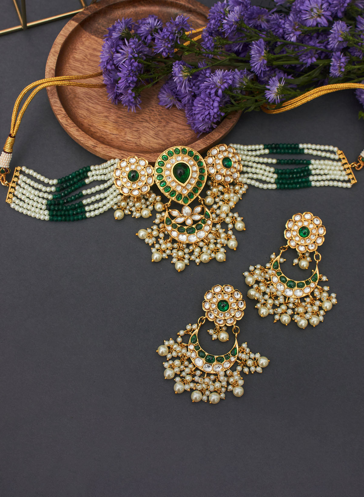 Richana kundan choker set